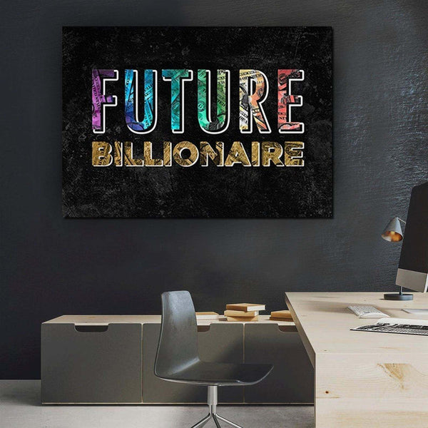 Future Billionaire Motivational Canvas