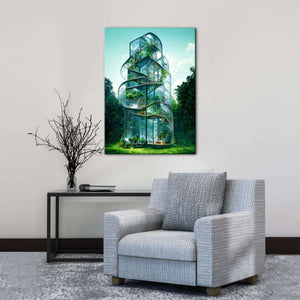 Futuristic House Canvas Print