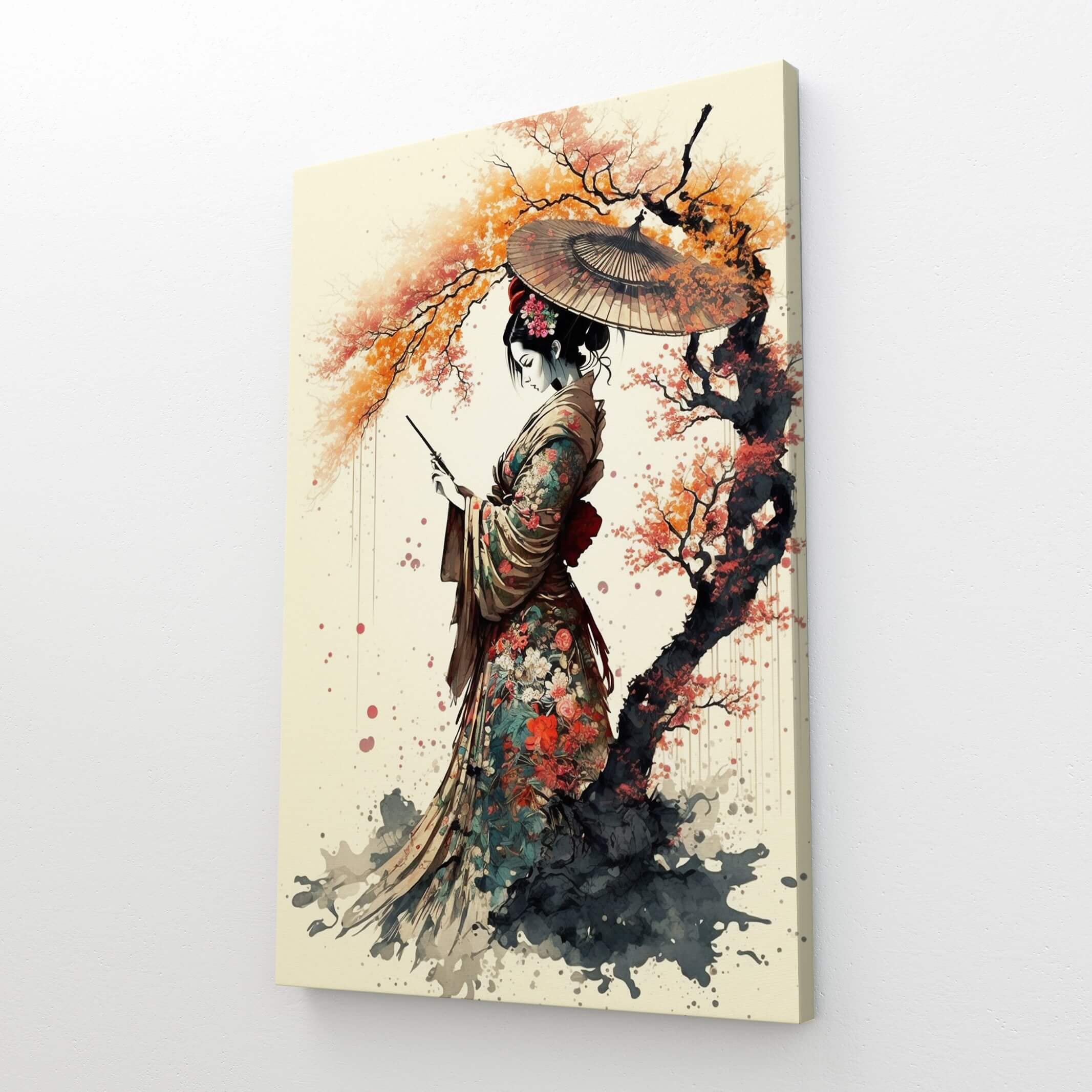 Abstract Geisha Art