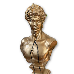 Gold Bust of David- Davis Bust for Sale