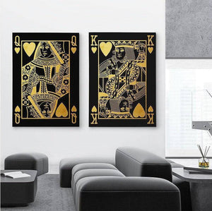 King and Queen Canvas | MusaArtGallery™ 