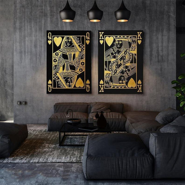 King and Queen Canvas | MusaArtGallery™ 