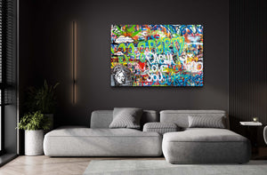 Graffiti Wall Art - street art on canvas