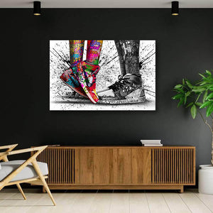 Graffiti Jordan Canvas - Air Jordan Graffiti Art