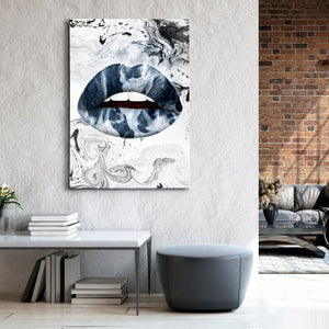 Grey Lips Wall Art | MusaArtGallery™