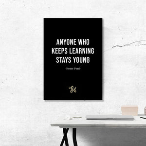 Henry Ford Canvas Quote - Motivational Art
