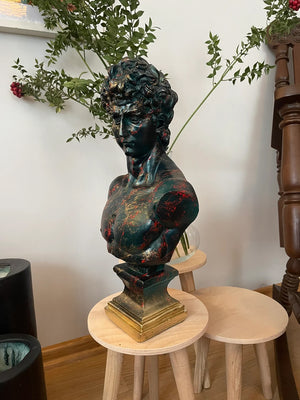 Green David Bust | MusaArtGallery™