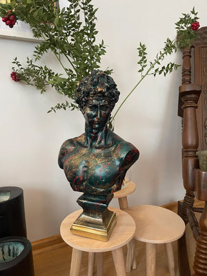 Green David Bust | MusaArtGallery™