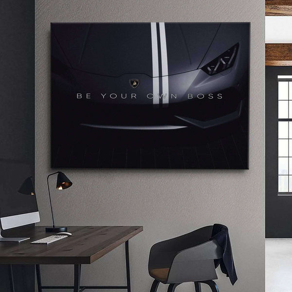 Lamborghini Motivational Canvas