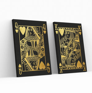 King and Queen Canvas | MusaArtGallery™ 