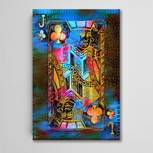 Blue Jack of Clubs Art| MusaArtGallery™