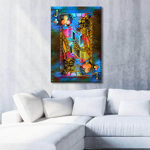 Blue Jack of Clubs Art| MusaArtGallery™