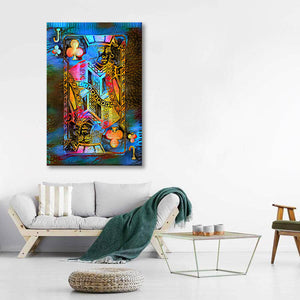 Blue Jack of Clubs Art| MusaArtGallery™