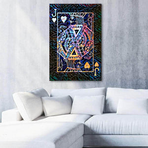 Colorful Jack of Hearts Art | MusaArtGallery™