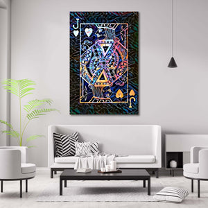 Colorful Jack of Hearts Art | MusaArtGallery™
