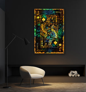 Green Jack of Spades Art | MusaArtGallery™