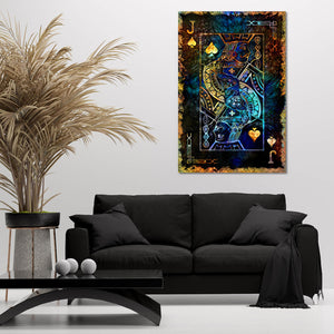 Gold Jack of Spades Art | MusaArtGallery™