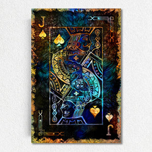 Gold Jack of Spades Art | MusaArtGallery™