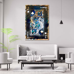 White Jack of Spades Art | MusaArtGallery™