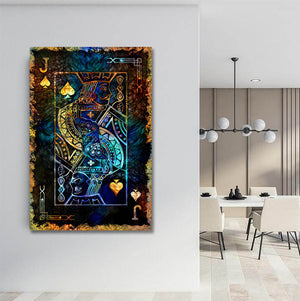 Gold Jack of Spades Art | MusaArtGallery™