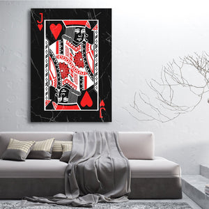 Red Jack of Hearts Art | MusaArtGallery™
