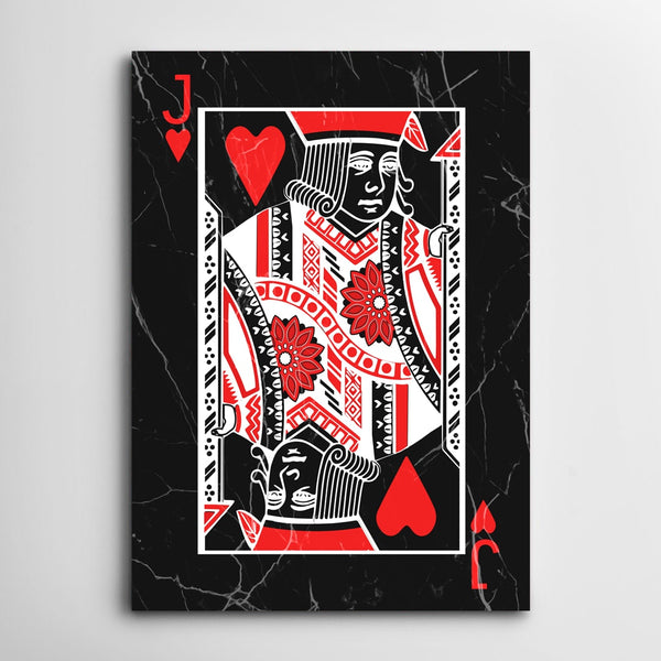 Red Jack of Hearts Art | MusaArtGallery™
