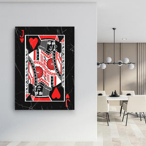 Red Jack of Hearts Art | MusaArtGallery™