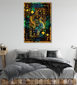 Green Jack of Spades Art | MusaArtGallery™