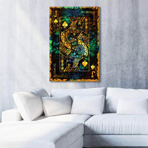 Green Jack of Spades Art | MusaArtGallery™