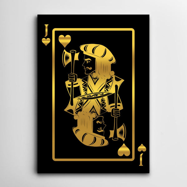 Jack of Hearts Canvas | MusaArtGallery™