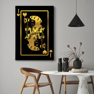 Jack of Hearts Canvas | MusaArtGallery™