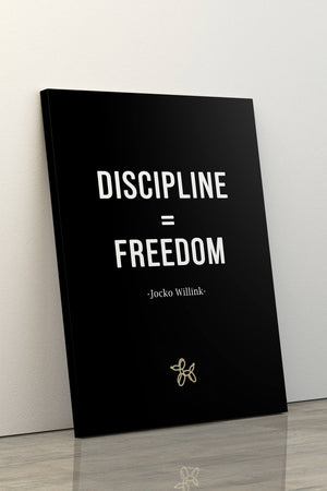 Jocko Willink Quote Canvas - motivational Art