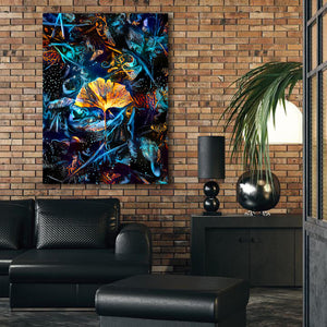 Ginkgo Biloba Leaf Canvas - Ginkgo Biloba Art 
