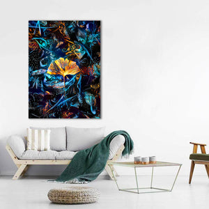Ginkgo Biloba Leaf Canvas - Ginkgo Biloba Art 