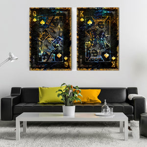 Black King and Queen Wall Art | MusaArtGallery™ 