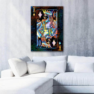 Pop King of Diamonds Art | MusaArtGallery™
