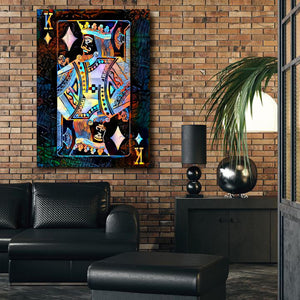 Pop King of Diamonds Art | MusaArtGallery™