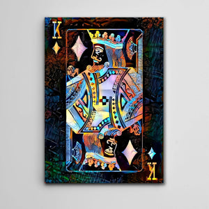 Pop King of Diamonds Art | MusaArtGallery™