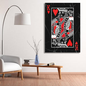 Red King of Hearts Art | MusaArtGallery™