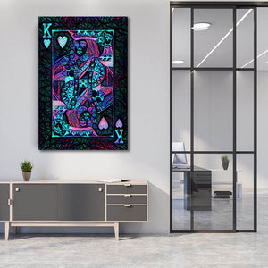 Blue King of Hearts Art | MusaArtGallery™