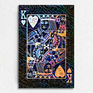 Colorful King of Hearts Art | MusaArtGallery™
