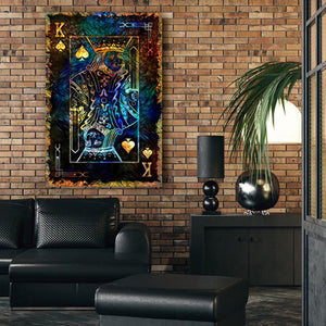 Gold King of Spades Art | MusaArtGallery™