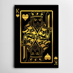King of Hearts Canvas | MusaArtGallery™