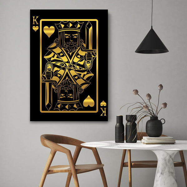 King of Hearts Canvas | MusaArtGallery™