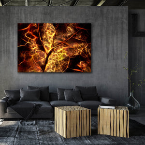 Gold Leaf on Canvas - Modern art on canvas