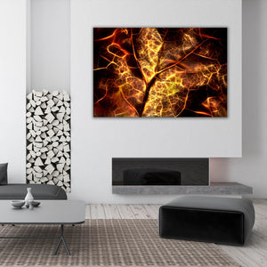 Gold Leaf on Canvas - Modern art on canvas
