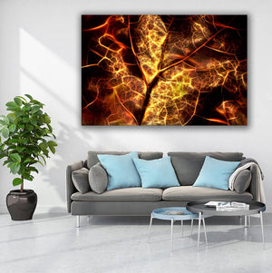 Gold Leaf on Canvas - Modern art on canvas