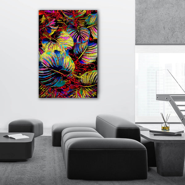 Leaf Art Canvas - Leaf wall decor | MusaArtGallery™