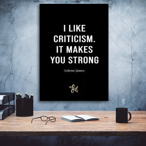 Lebron Jaimes Canvas Quote -Motivqtion Wall Art