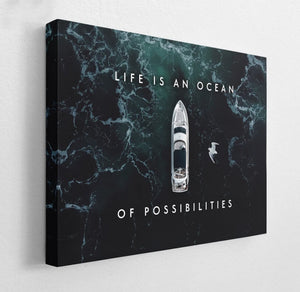 Ocean Of Possibilities Motivational Wall Art